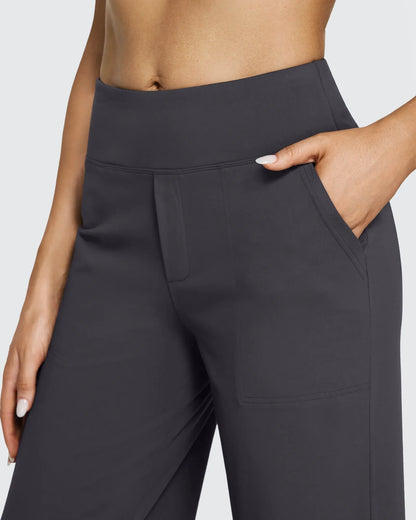 EverGoing Loose High-Waist Business Casual Pants