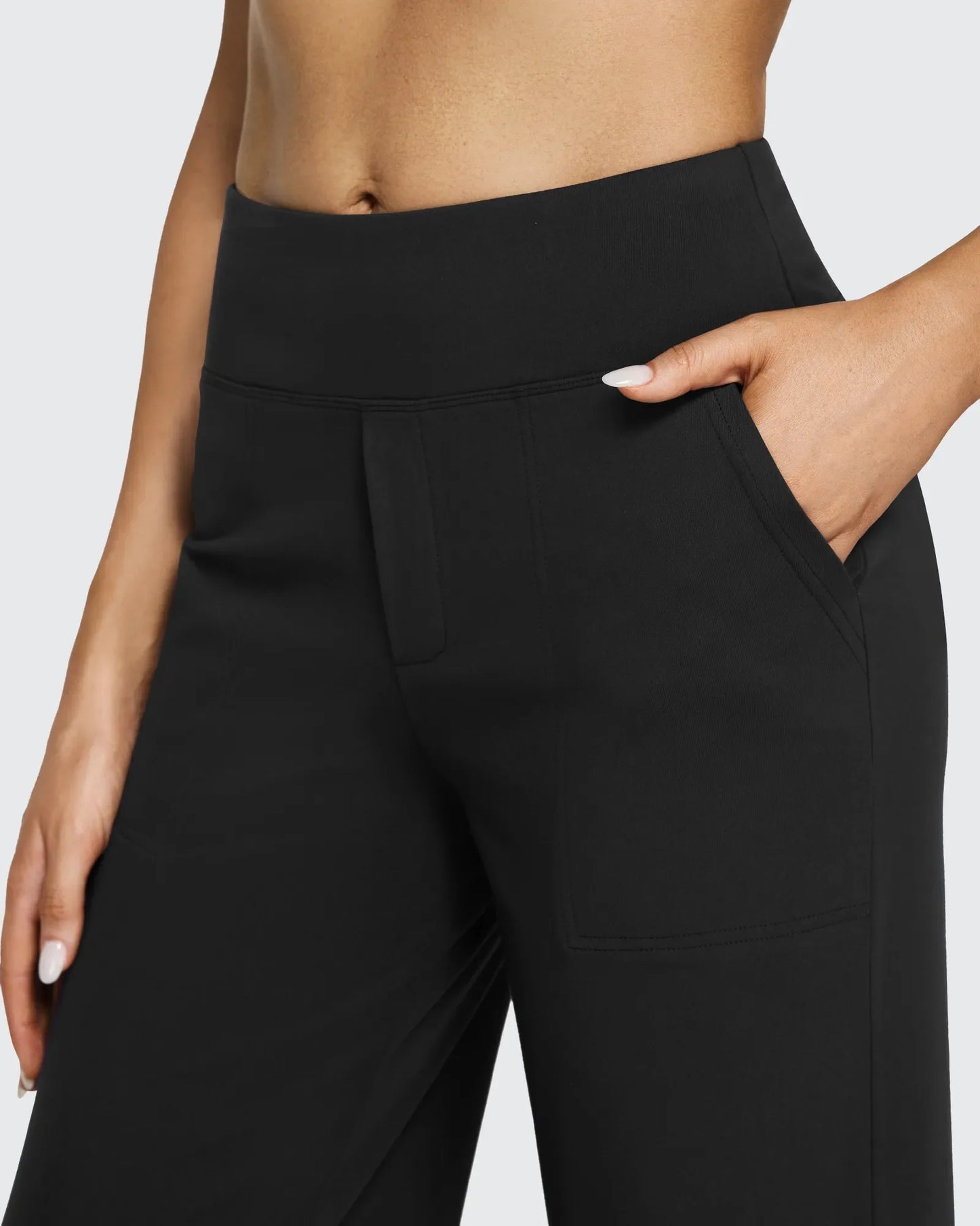 EverGoing Loose High-Waist Business Casual Pants