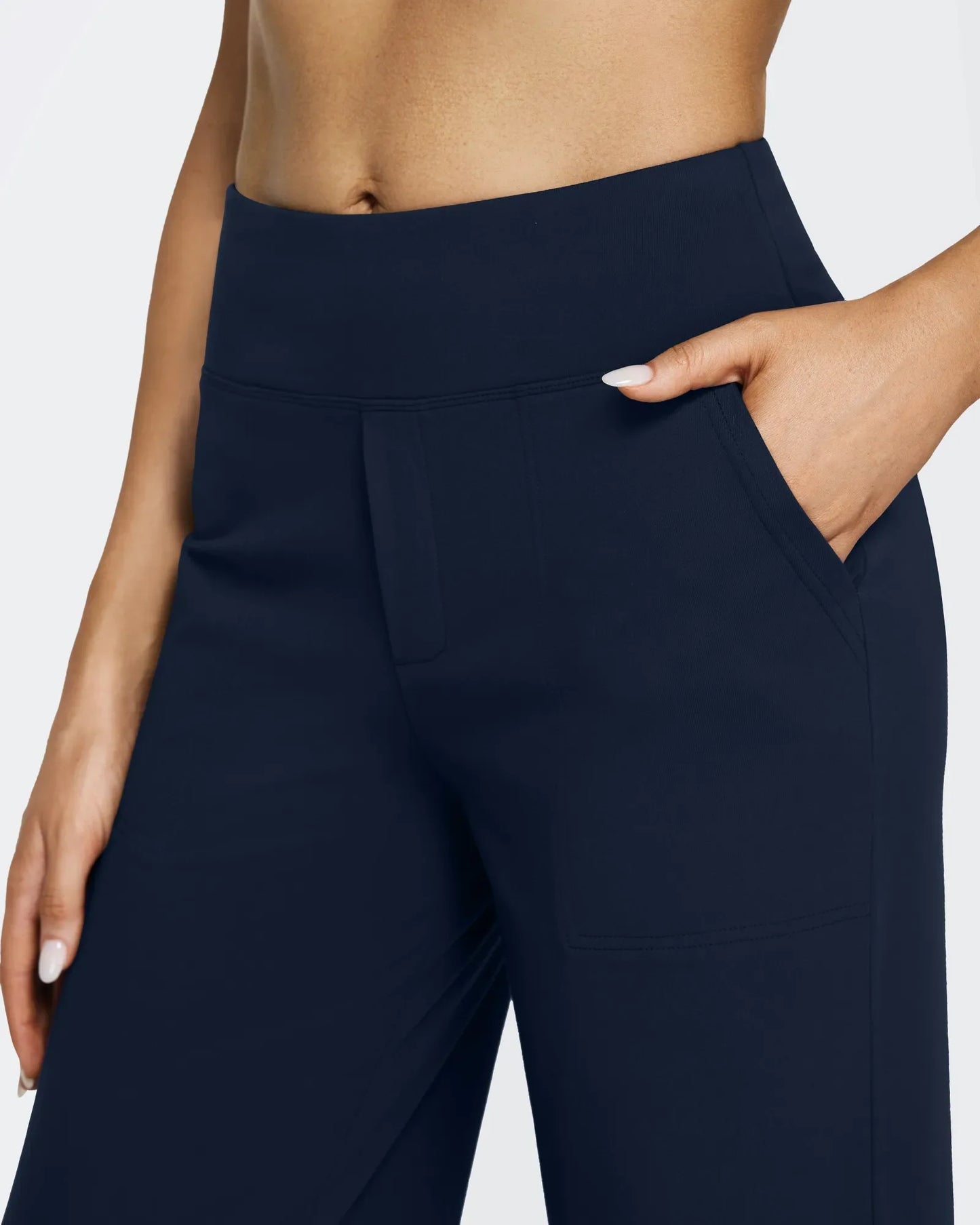 EverGoing Loose High-Waist Business Casual Pants