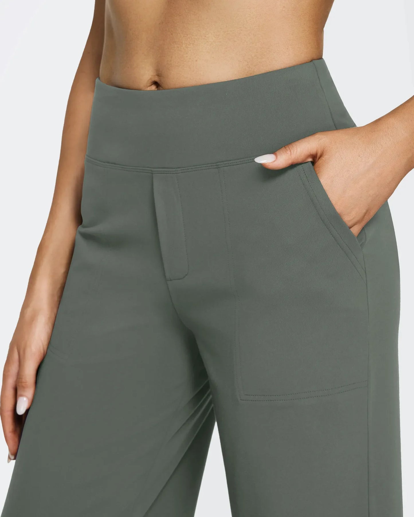 EverGoing Loose High-Waist Business Casual Pants