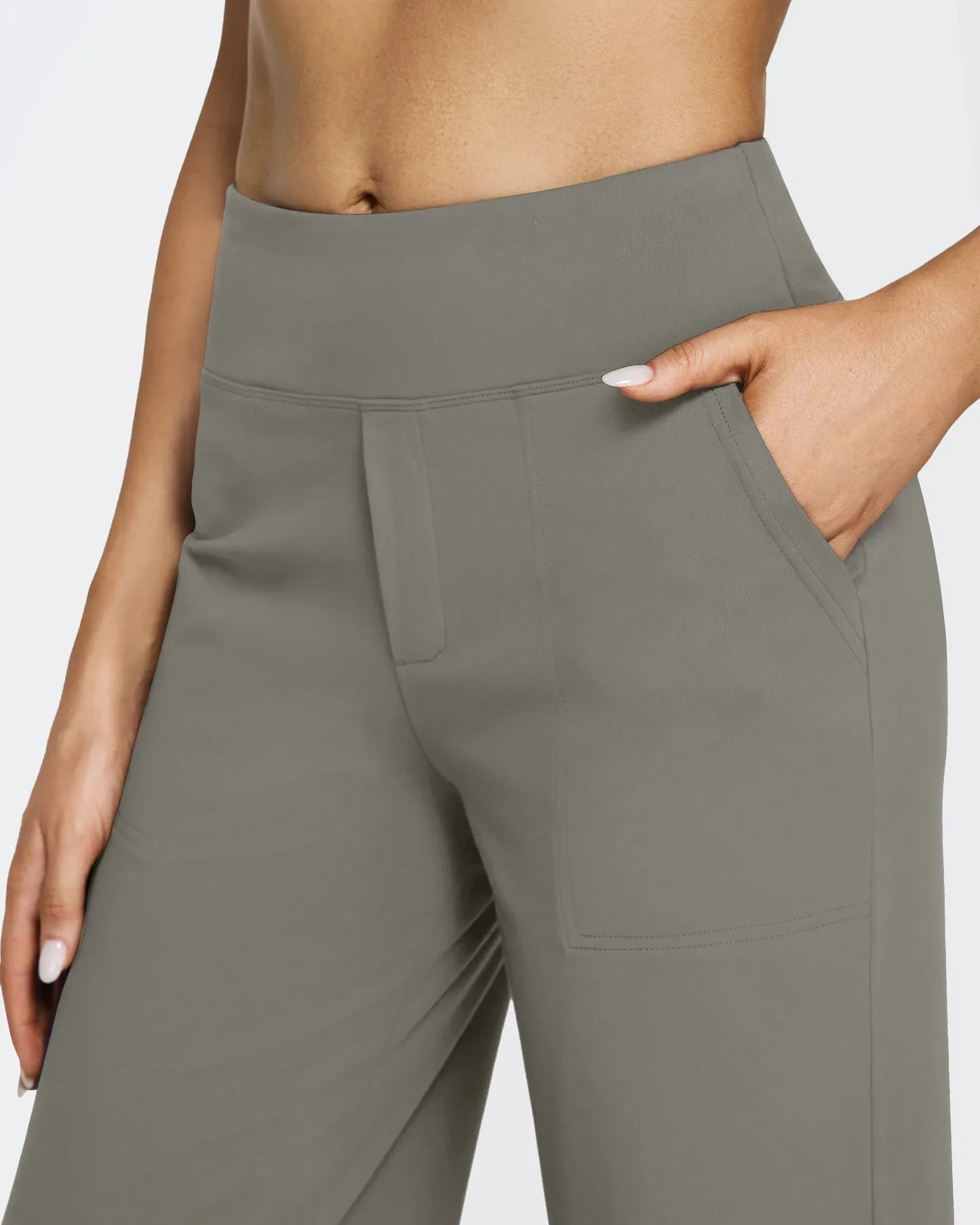 EverGoing Loose High-Waist Business Casual Pants