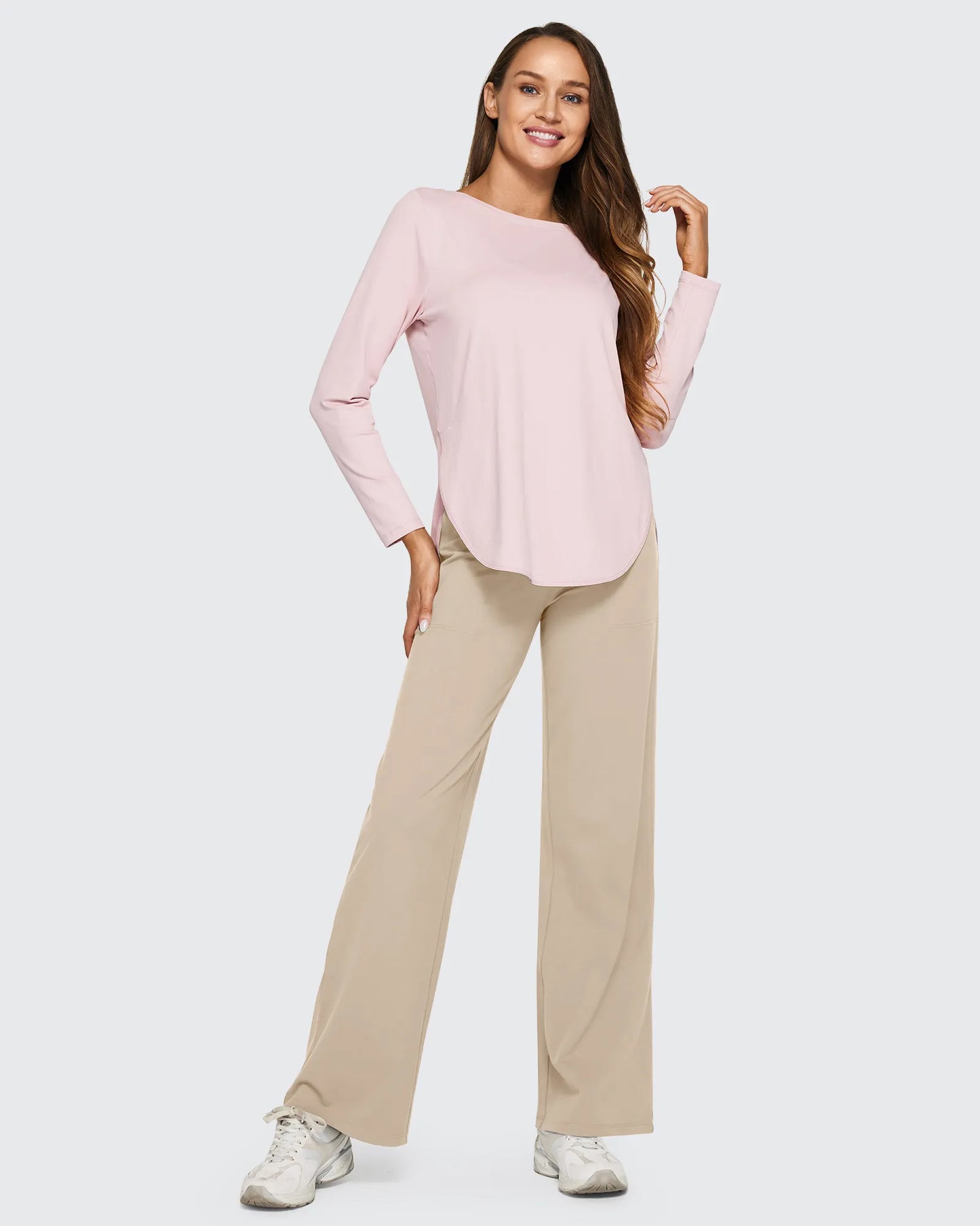 EverGoing Loose High-Waist Business Casual Pants