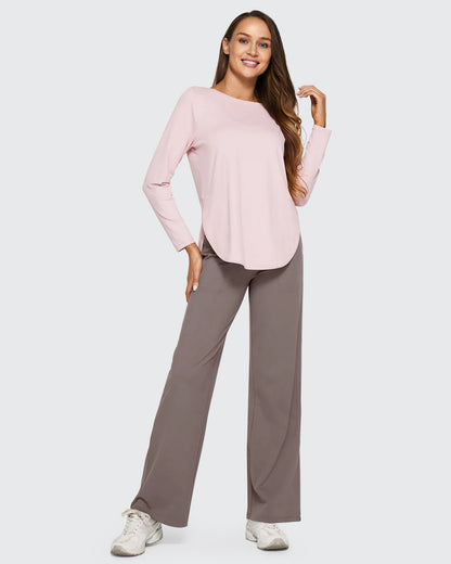 EverGoing Loose High-Waist Business Casual Pants