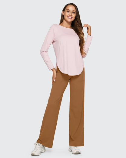 EverGoing Loose High-Waist Business Casual Pants