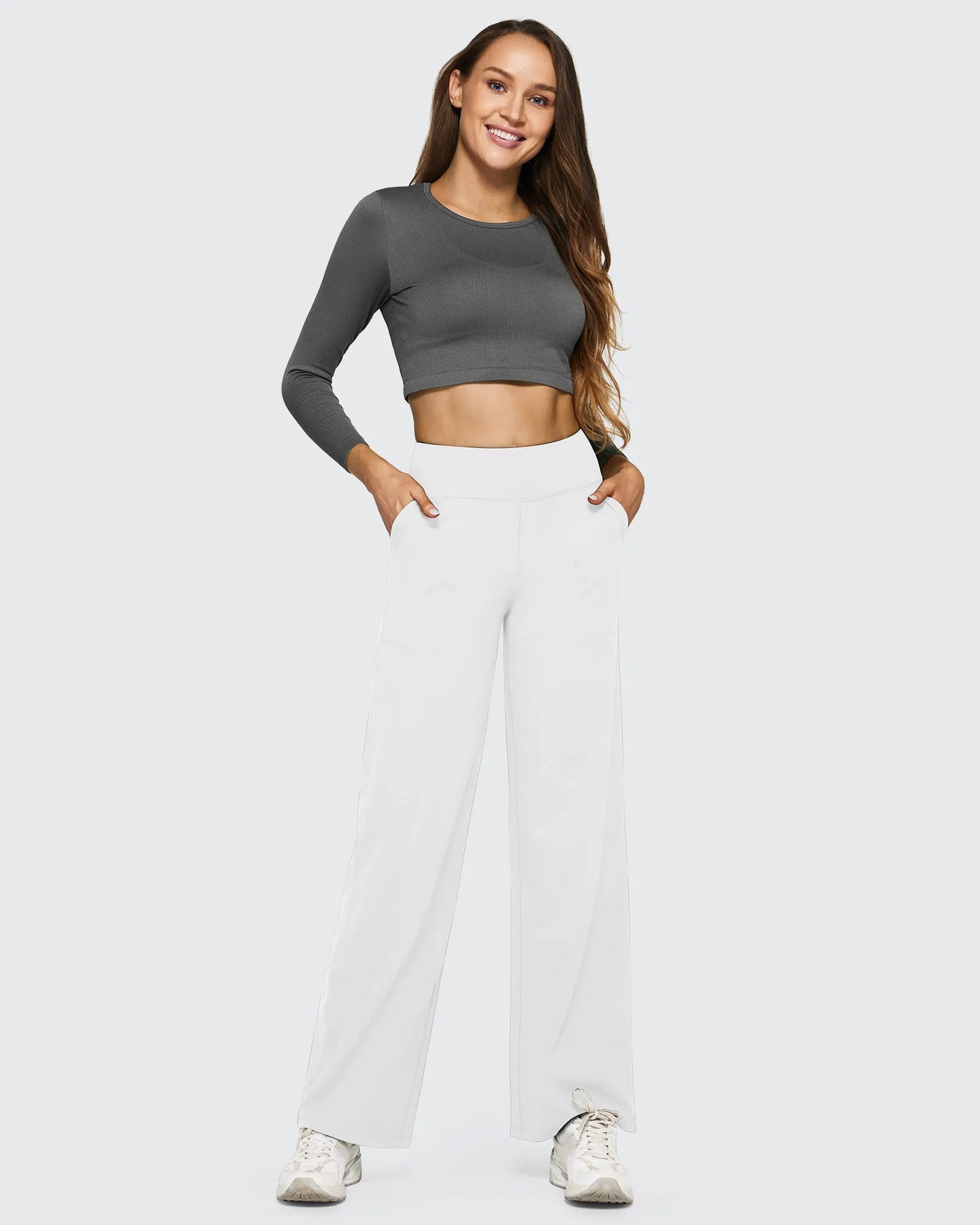 EverGoing Loose High-Waist Business Casual Pants