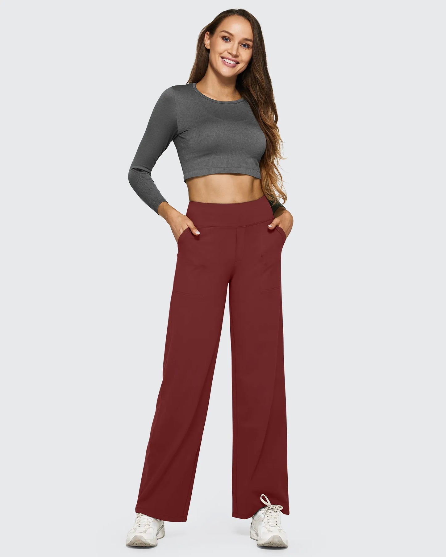 EverGoing Loose High-Waist Business Casual Pants
