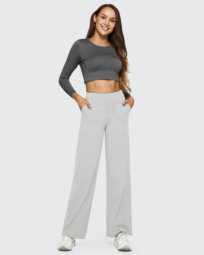 EverGoing Loose High-Waist Business Casual Pants