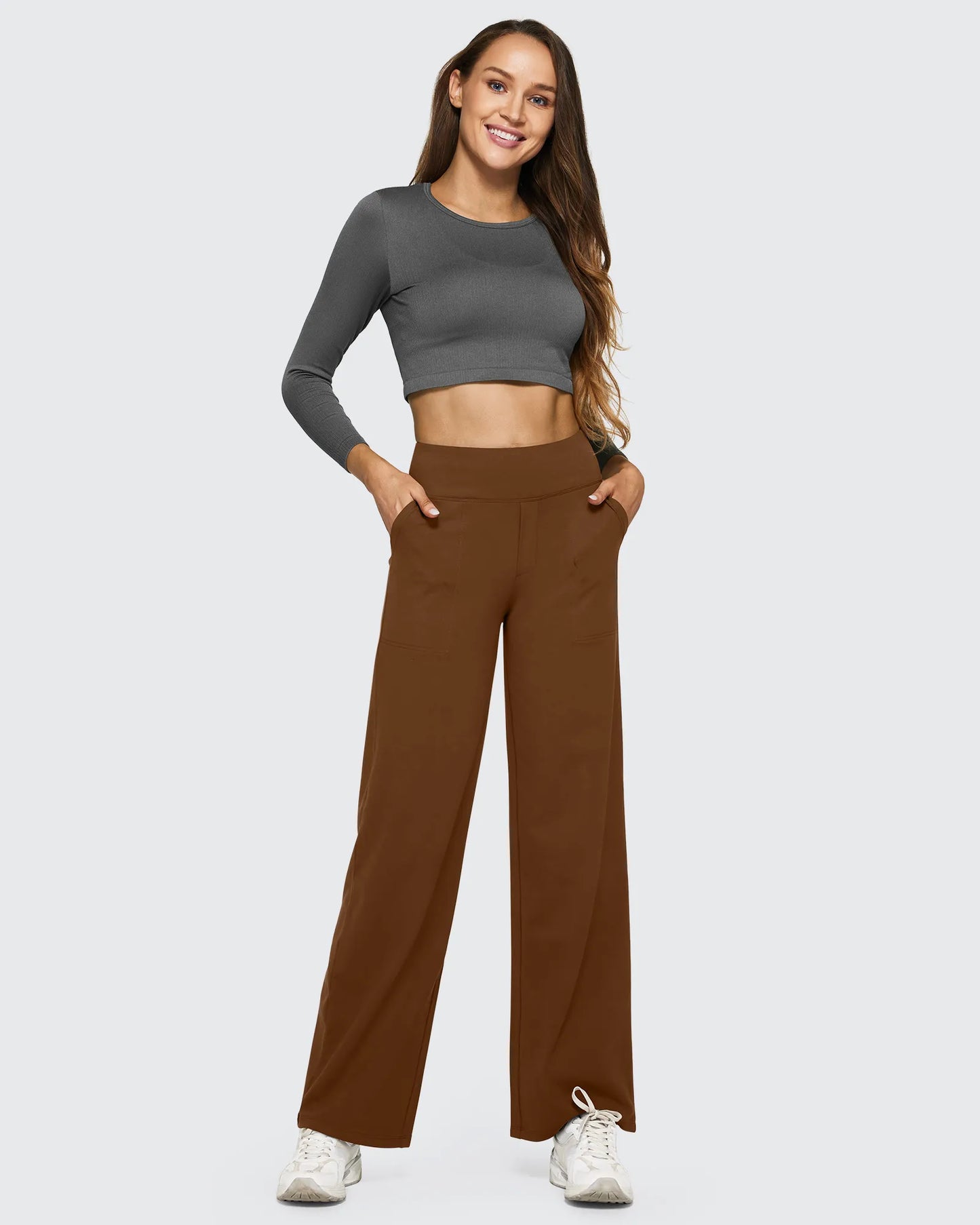 EverGoing Loose High-Waist Business Casual Pants