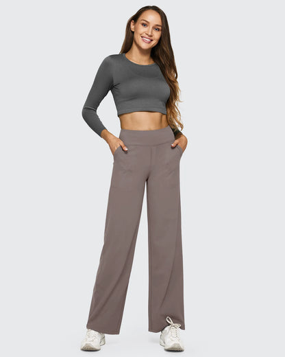 EverGoing Loose High-Waist Business Casual Pants