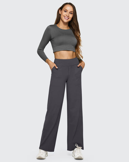 EverGoing Loose High-Waist Business Casual Pants