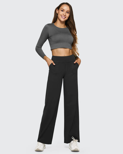 EverGoing Loose High-Waist Business Casual Pants