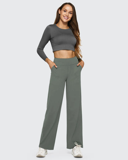 EverGoing Loose High-Waist Business Casual Pants