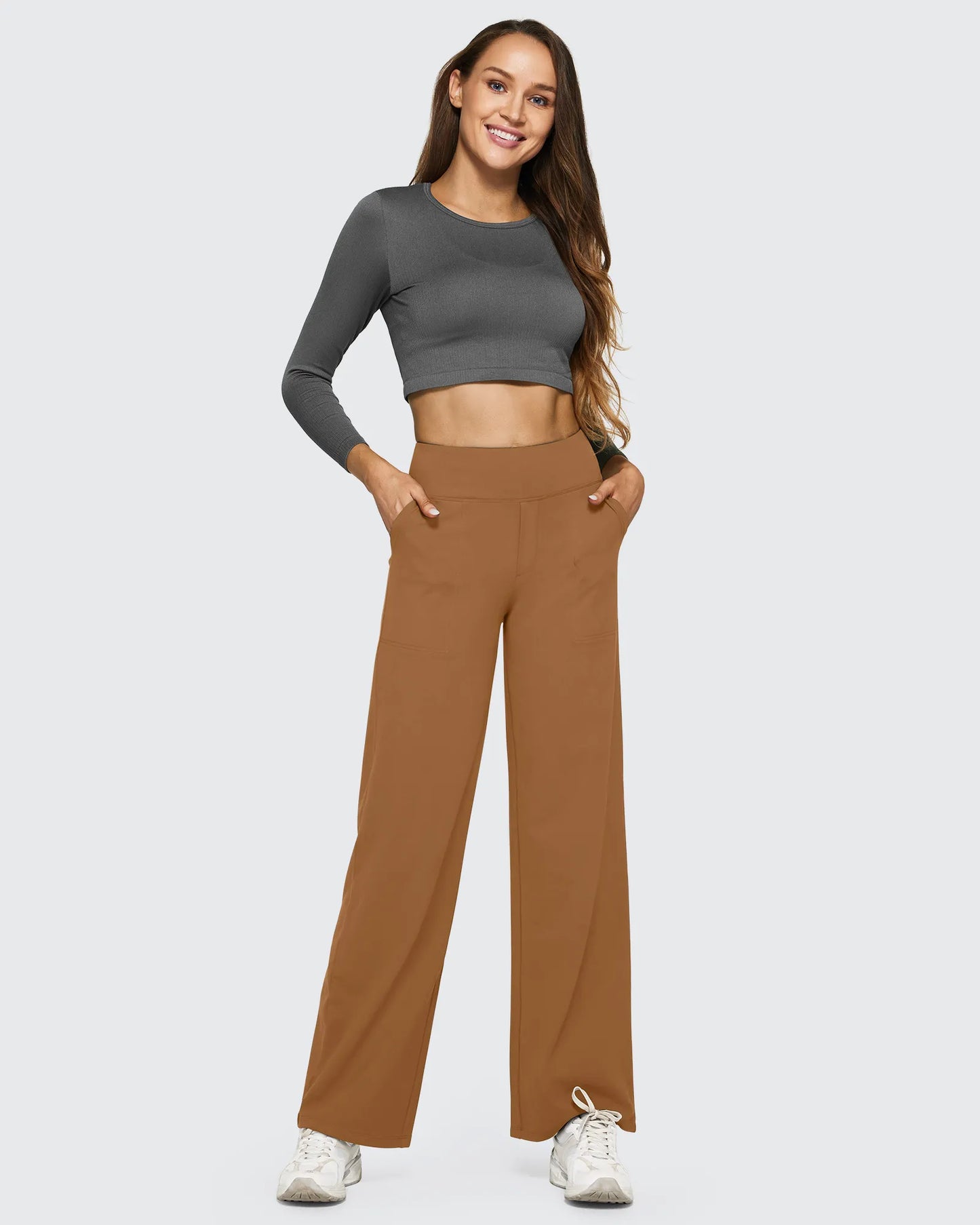EverGoing Loose High-Waist Business Casual Pants