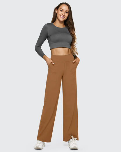 EverGoing Loose High-Waist Business Casual Pants