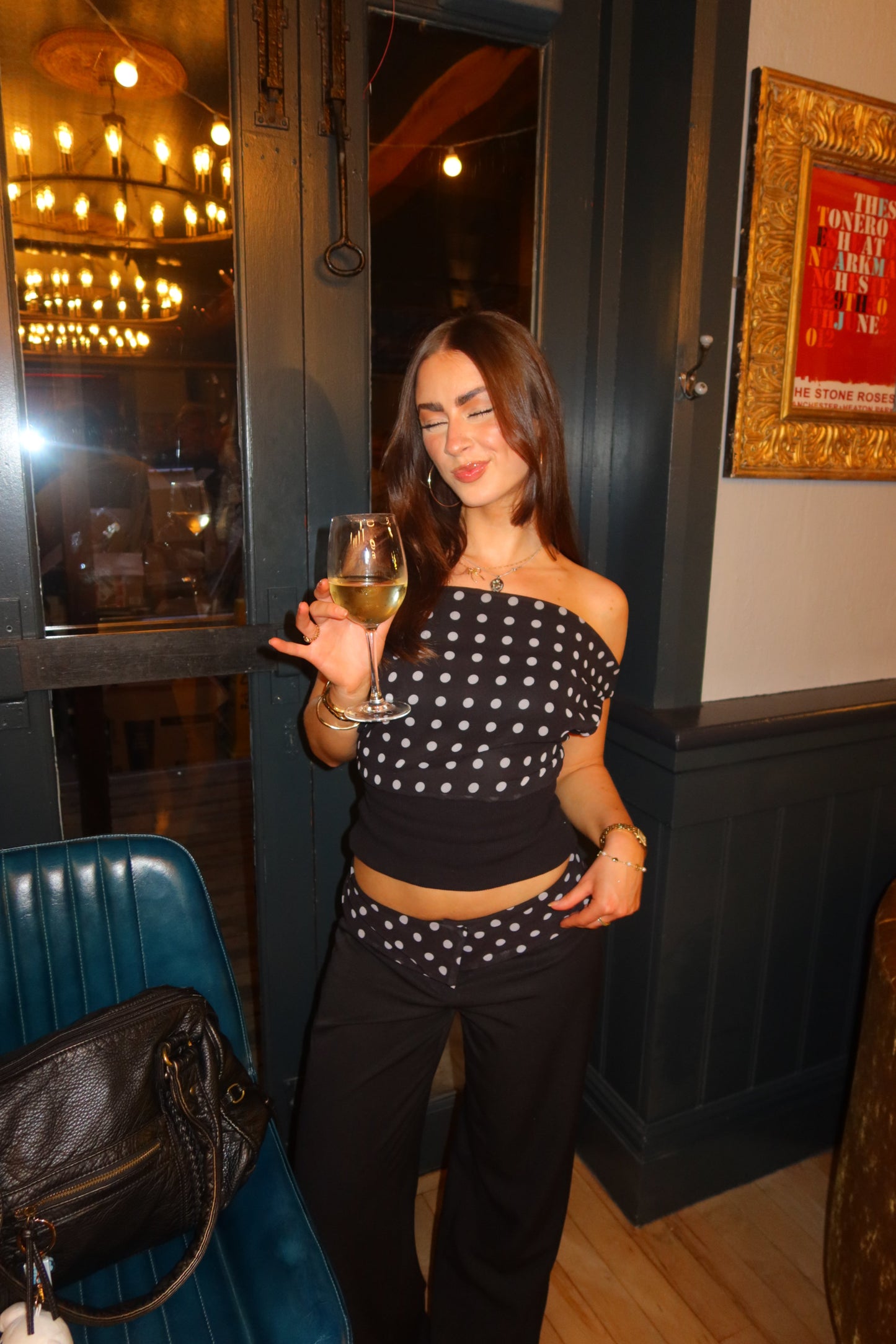 Kimmie Polka Dotted Top