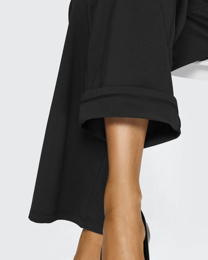 EverGoing Loose High-Waist Business Casual Pants