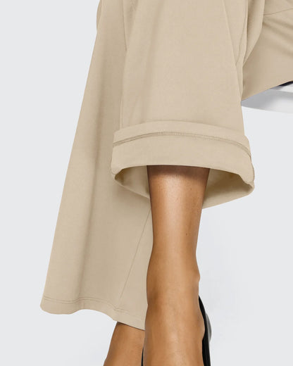 EverGoing Loose High-Waist Business Casual Pants