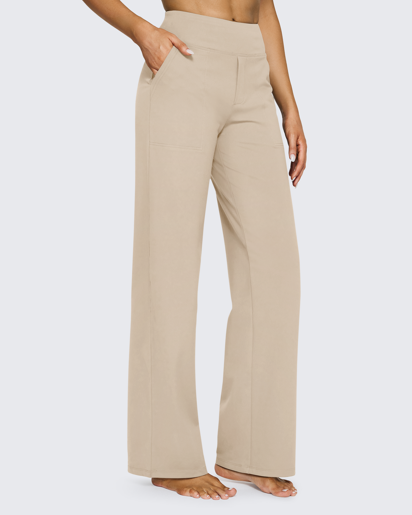 EverGoing Loose High-Waist Business Casual Pants