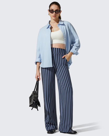 EverGoing Loose High-Waist Business Casual Pants