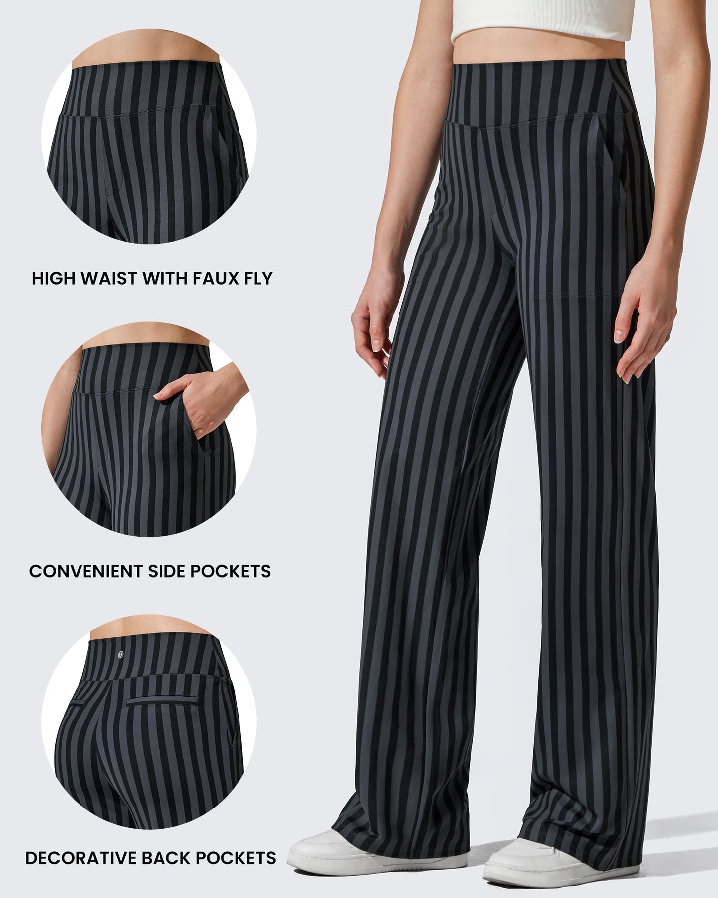 EverGoing Loose High-Waist Business Casual Pants