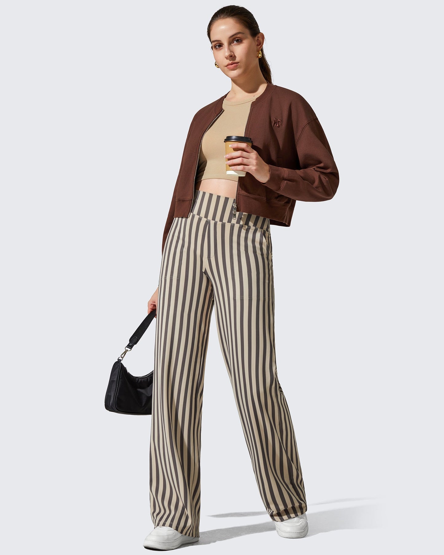 EverGoing Loose High-Waist Business Casual Pants