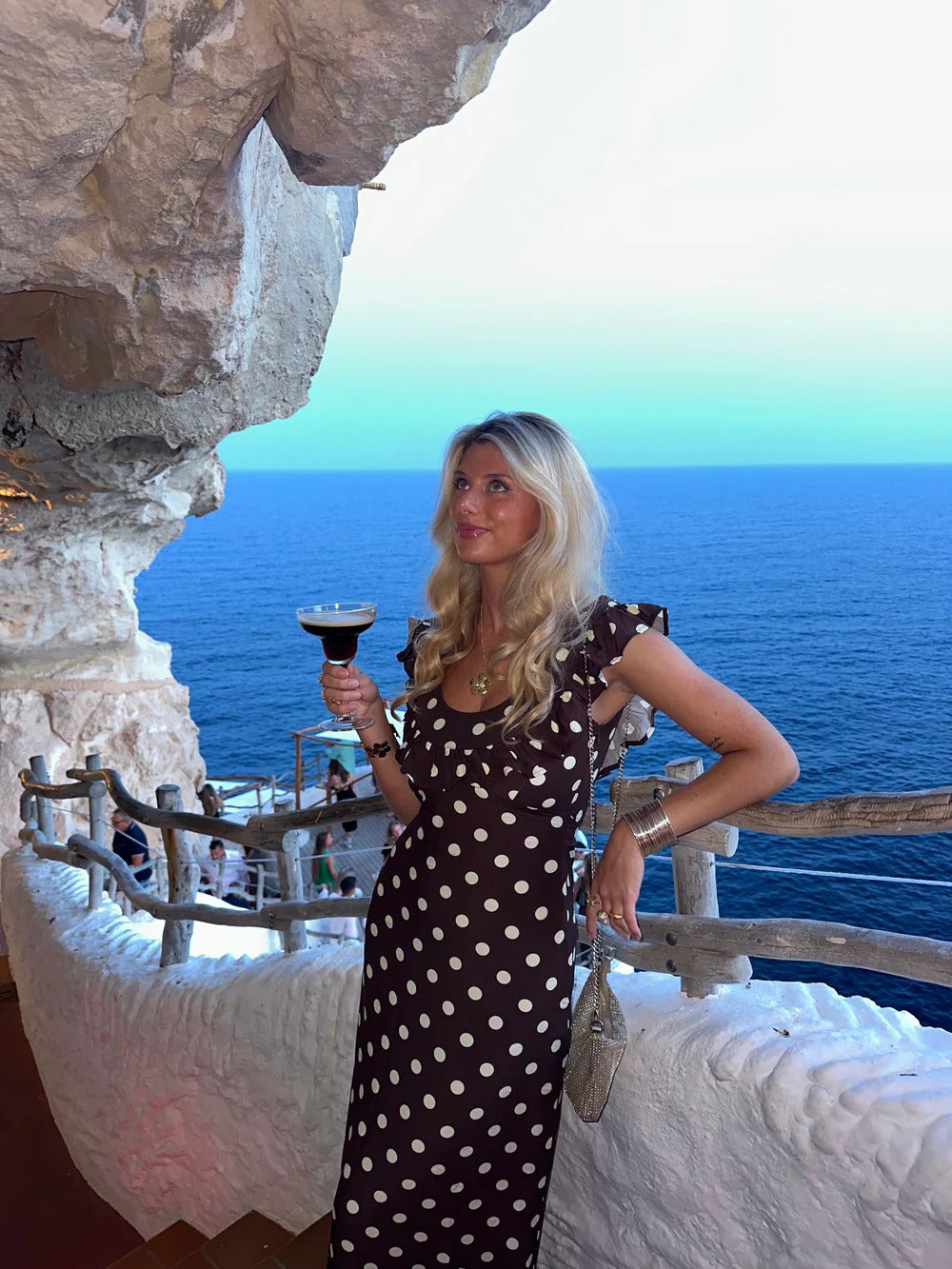 LUNA POLKA DOT MAXI DRESS