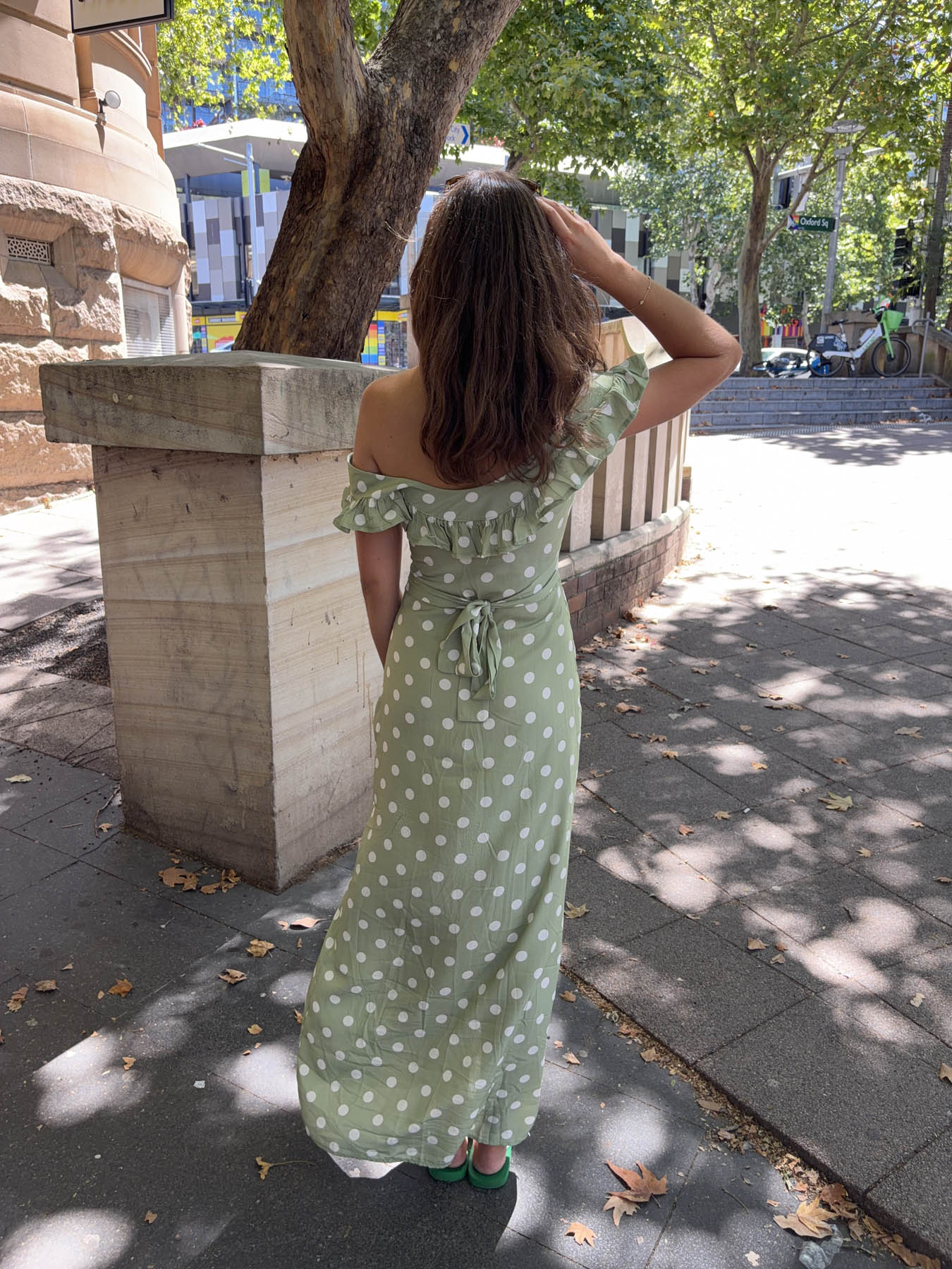 LUNA POLKA DOT MAXI DRESS