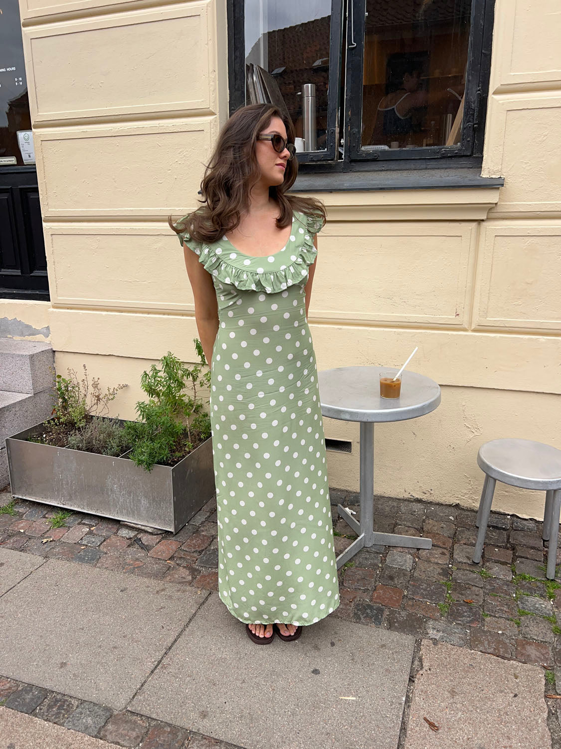 LUNA POLKA DOT MAXI DRESS