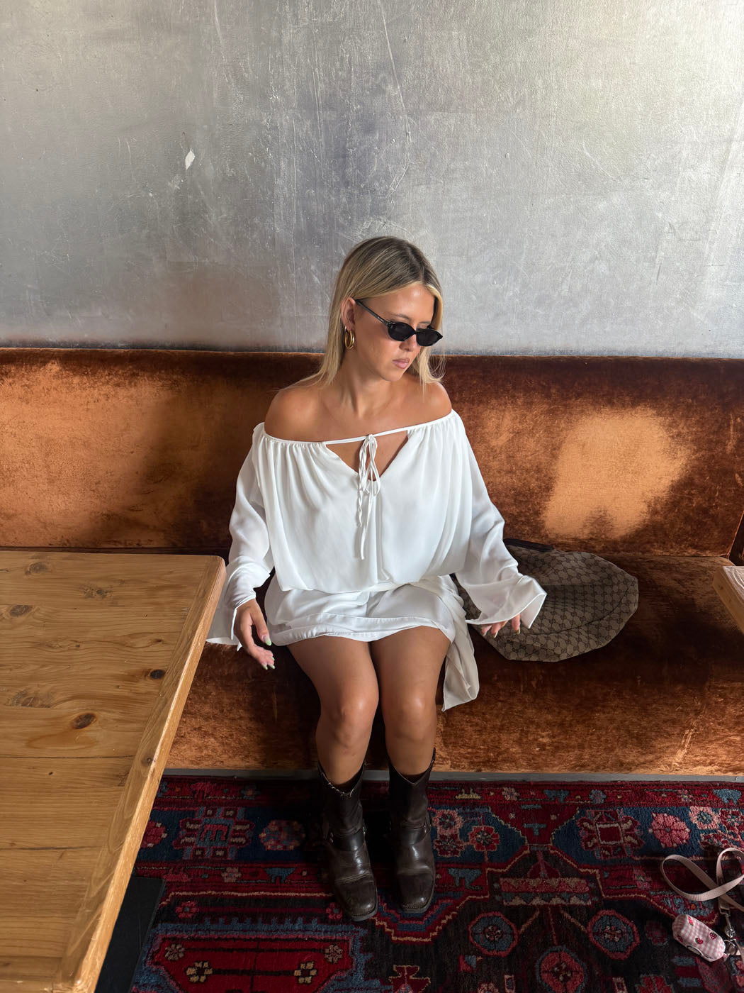 Aveline Off Shoulder Dress