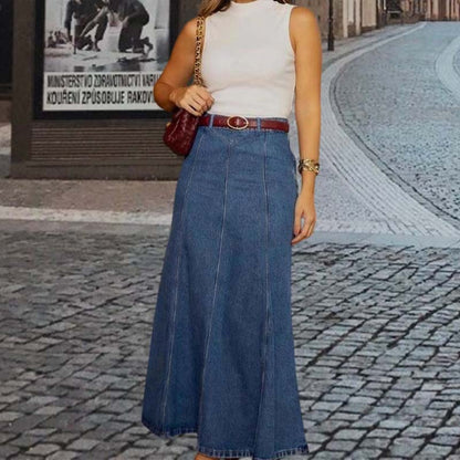 AURELIA DENIM MAXI SKIRT