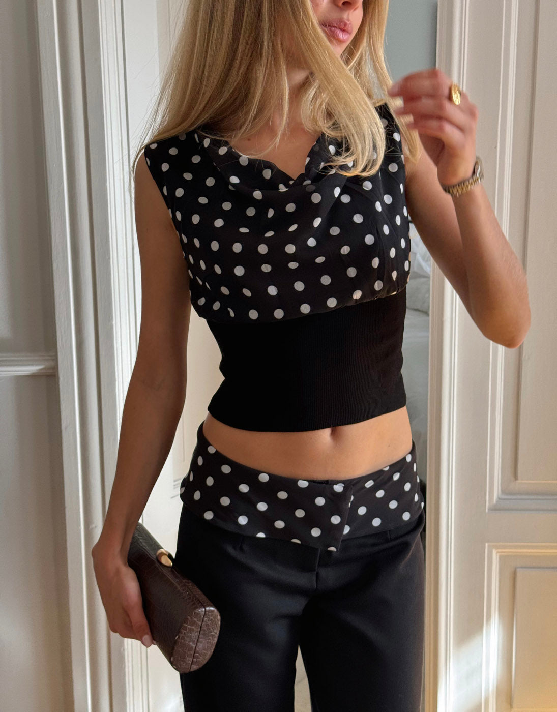 Kimmie Polka Dotted Top
